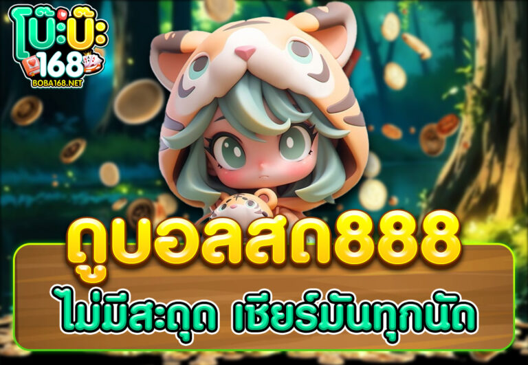 ดูบอลสด888 ไม่มีสะดุด เชียร์มันทุกนัด