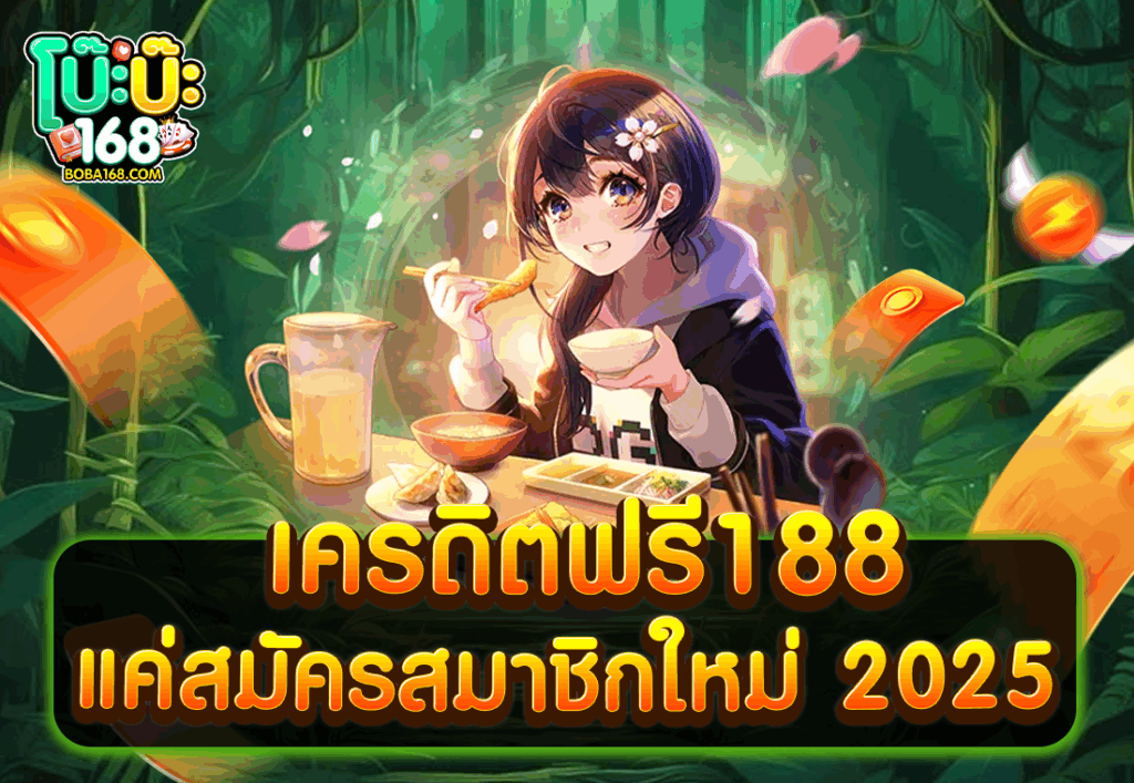เครดิตฟรี188 แค่สมัครสมาชิกใหม่ 2025